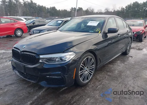 2017 BMW 540I xDrive из США, поврежденный, VIN WBAJE7C35HG889995